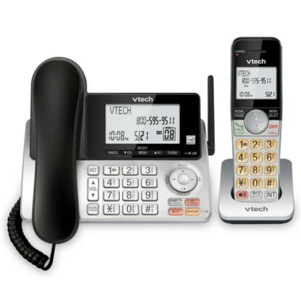 VTech CS5249 Corded and Cordless Phone System with Answering Machine